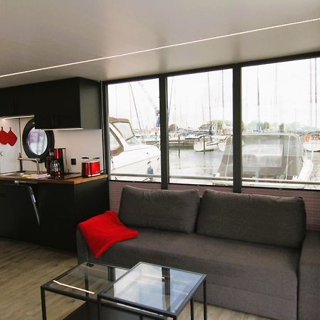 Hausboot Fjord Nordstern Mit Dachterrasse In Schleswig Hotel Luaran gambar